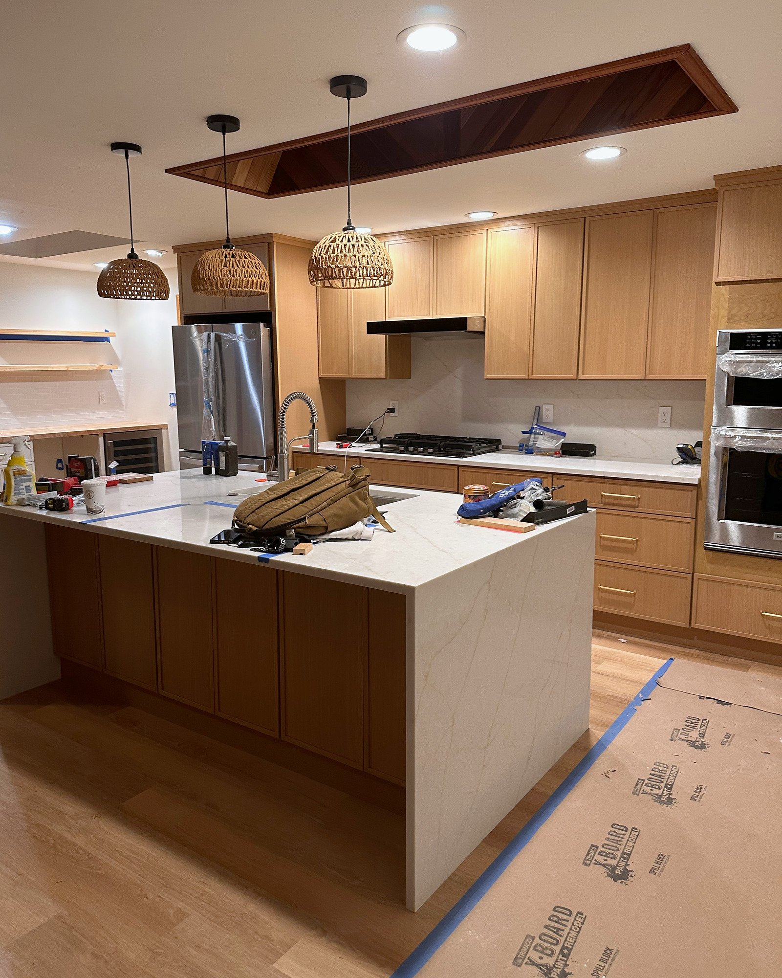 Kitchen after renovation stage